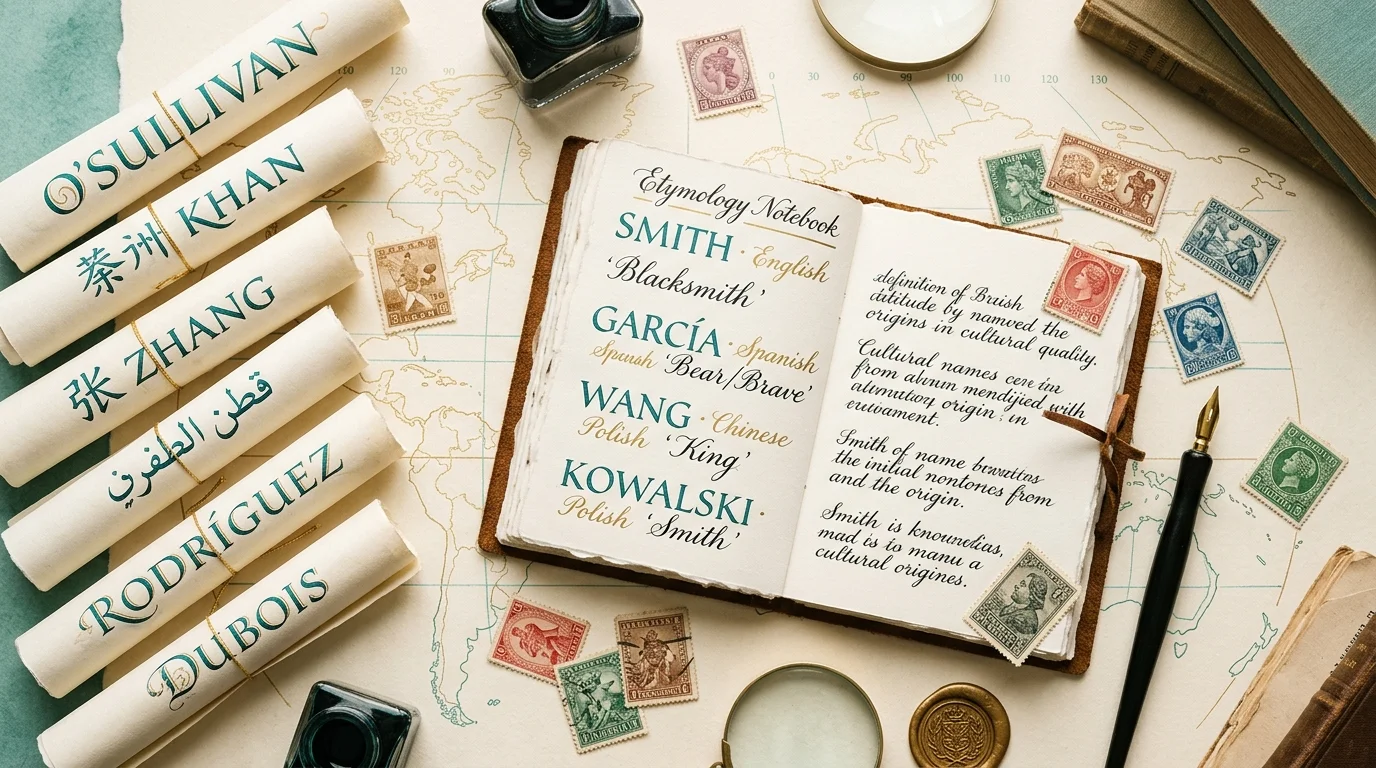 50 Last Names by Culture (and What They Actually Mean)