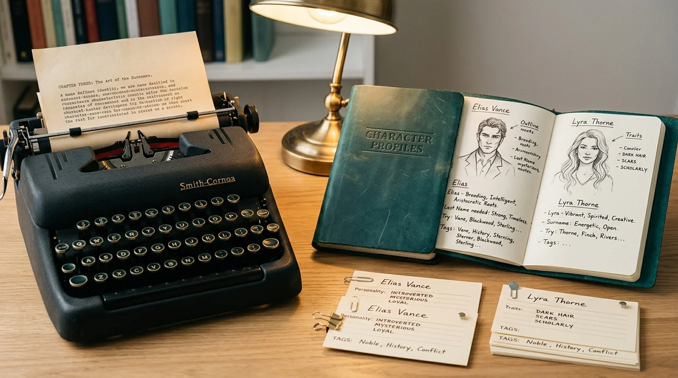 How to Choose the Right Last Name for a Fictional Character