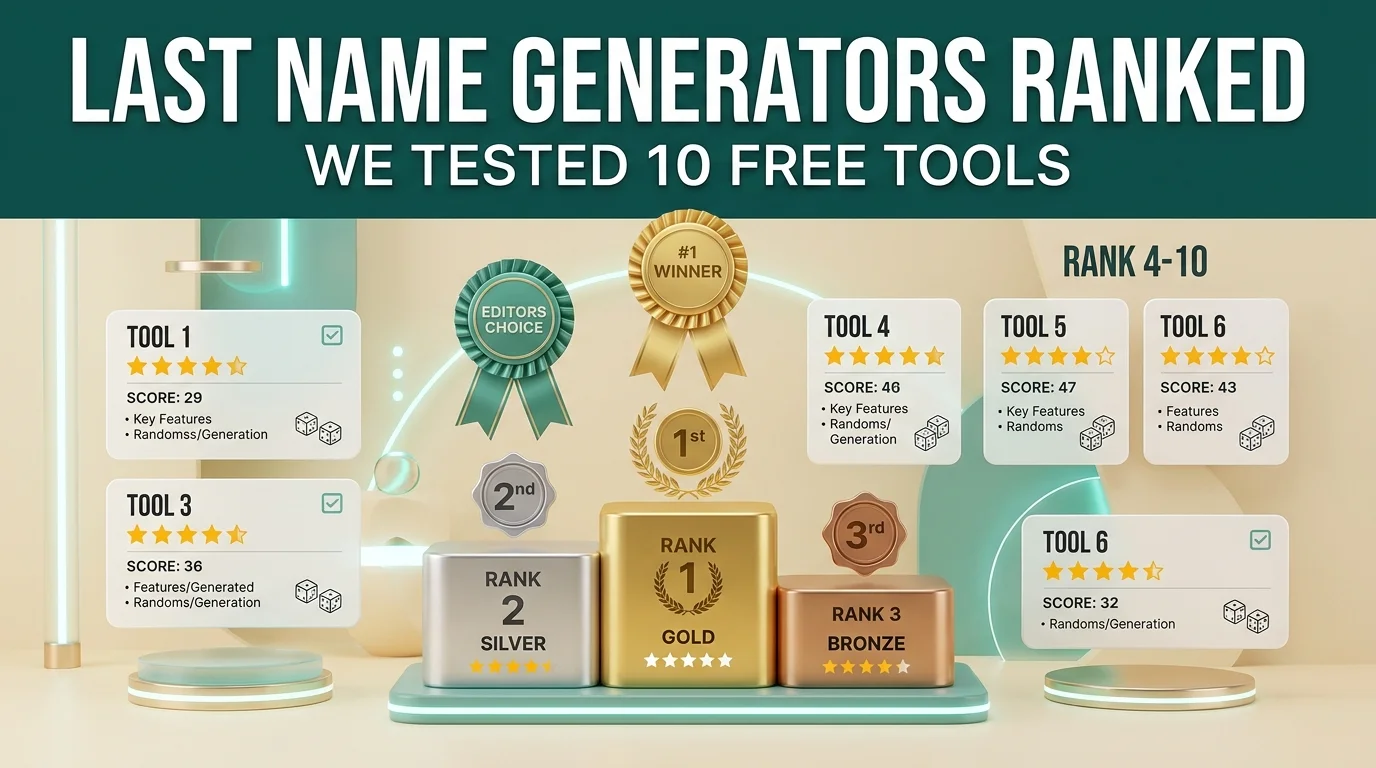 Last Name Generators Ranked: We Tested 10 Free Tools
